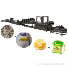 1000kgs/h Automatic Frozen French Fries Equipment